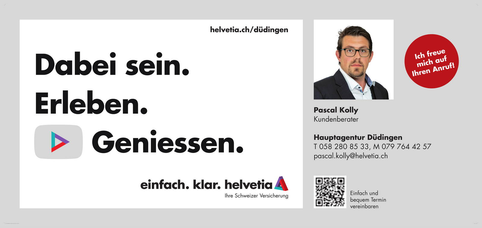 Helvetia Versicherung – Pascal Kolly, Hauptagentur Düdingen